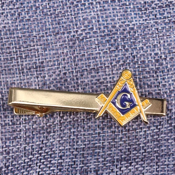 Masonice ac de cravată de aur ton Francmason pin AG Francmasoneria ac de cravată simplu domnilor business accesoriu barbati cadou