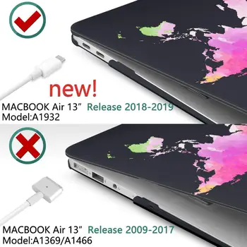 Mat Cristal Cazul Laptop Keyboard Cover pentru Noul MacBook Pro Air 13 2020 A2338 A2289 A1932 A2337 M1 A2179 cu Ecran Protector