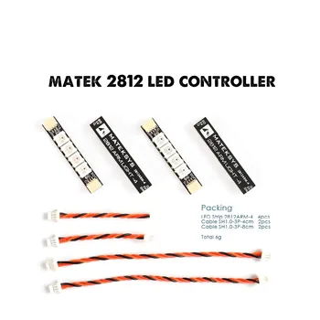 Matek Sisteme 2812 Controler cu LED-uri 2~6S Modulul de Control cu BEC 5V & 2812ARM-4 / 2812ARM-6/ 2812ARM-10 Lumina de noapte cu MOTOR de SÂRMĂ RC
