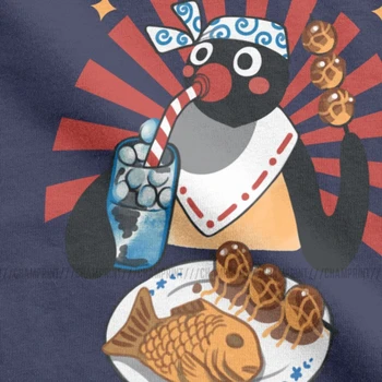 Matsuri Pengin Tricouri Barbati Din Bumbac Petrecere A Timpului Liber T-Shirt Noot Pingu Pinguin Meme Amuzant De Desene Animate Tricou Maneci Scurte Topuri Idee De Cadou
