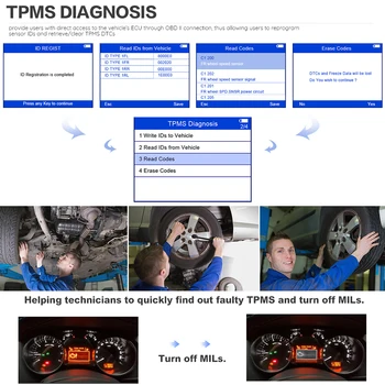 Maxiscan MaxiTPMS TS501 TPMS Activare MX-Senzor de Programare obd ii Instrument de Diagnosticare mai Bine Decât TS401
