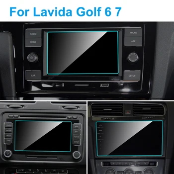 Mașină de Navigare GPS cu Ecran Protector pentru Volkswagen VW Golf 6 Golf 7 2010-19 Lavida Auto Interior Sticla Accesorii Auto