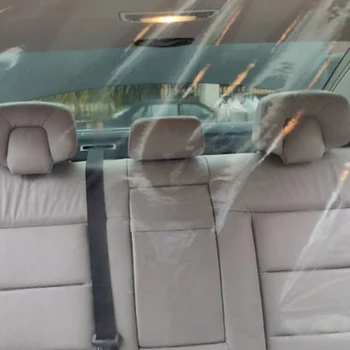 Mașină Taxi Izolare Film Full Surround Capac de Protecție Separate Față și Spate Rânduri Izola Protecția Șoferului și a Invitat Pentru Masina