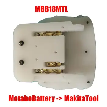 MBB18MTL Instrument Electric Adaptor Convertor utilizarea Metabo 18V Li-ion Acumulator de la Makita Litiu Mașină Înlocui BL1830 BL1815