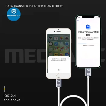Mecanic Fulgere de Mare Viteză de Transmisie de Date Cablu Lightning Lightning Cablu de Transfer de Date Pentru iPhone / Telefoane Android