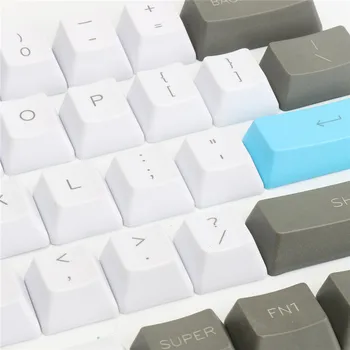 Mecanice Keyboard Keycap Top Imprimat cu 61 de Taste ANSI Keyset OEM Profil Gros PBT Tastelor Set De Tastatură de Gaming Office