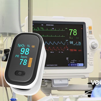 Medical, Pulsoximetru Deget OLED Monitor de Ritm Cardiac Degetului Puls Oxymeter SPO2, PR Pulsoximeter de Saturație de oxigen din Sange Metru