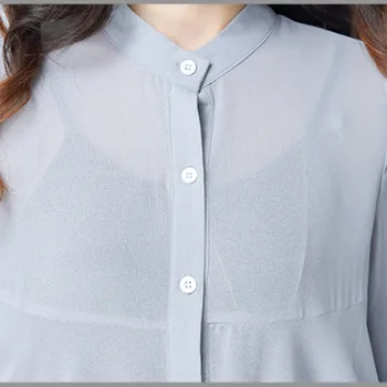 Mediu-Lung Șifon Cardigan Îmbrăcăminte de protecție Solară Femme 2018 Vara Noi Vrac Strat Subțire de Aer Condiționat Tricou Afara Șal LQ196