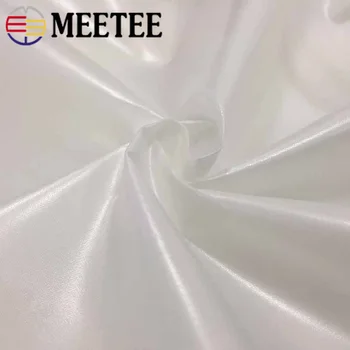 Meetee 100/200X150cm 63D TPU Film Impermeabil Tesatura Mașină de spălat Pungă de Urină Pad de Cusut Poliester Tesatura DIY Șorț de Material