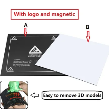 MEGA 4Sets 2Sets Magnetic Heatbed Autocolant Termic Hârtie Imprimantă 3D de Imprimare Banda 180 220 214 300mm Pătrat Construi Suprafața Plăcii Flexibile