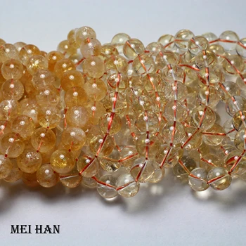 Meihan transport Gratuit (16beads/set) naturale citrinee 13-13.5 mm netede rotunde margele pentru a face bijuterii de design