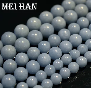Meihan transport Gratuit naturale Peru Angelite 8mm 10mm 11.5-12mm rotund neted farmec albastru bijuterie de piatra pentru a face bijuterii de design