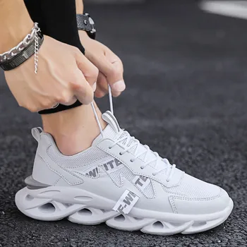 Mens casual pantofi sport ultra light absorbție de șoc sălbatice trend pantofi sport pantofi de absorbție pantofi de sport de fitness pantofi casual