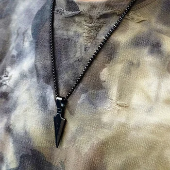 Mens colier negru din Otel Inoxidabil colier de moda hip hop Pandantiv cadouri pentru bărbați Accesorii steampunk colier Bijuterii pentru gât