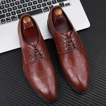 Mens pantofi eleganți de afaceri Elegant Domn confortabil pantofi eleganți bărbați pantofi rochie din piele