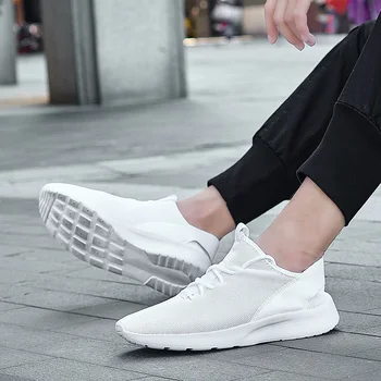 Mens Rularea Pantofi De Moda Lumina Adidași Confortabil Respirabil În Aer Liber De Mers Pe Jos Pantofi Barbati Plasă De Încălțăminte Sport Plus 47 Mocasini