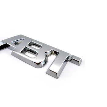 Metal Logo-ul ABT Eticheta Autocolant Pentru Audi S1 QS7 TT RS3 SQ2 RS6 RS7 SQ7 A3 RS4 RS5 SQ8 A8L S6 A4 Q5 A1 S5 S4 A5 Portbagaj 3D Insigna
