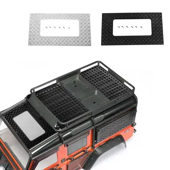 Metal Luminator Anti-derapare Placa de Coajă de Decor pentru TRX4 Land Rover Defender Masina RC DIY Accesorii