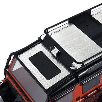 Metal Luminator Anti-derapare Placa de Coajă de Decor pentru TRX4 Land Rover Defender Masina RC DIY Accesorii