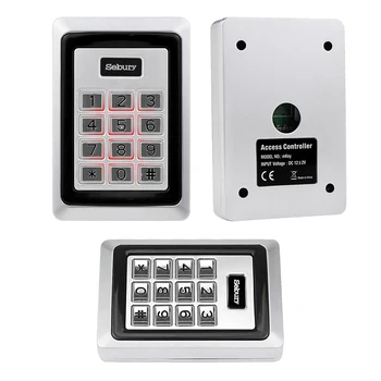 Metal RFID Control Acces Tastatura Impermeabil în aer liber, husa de Ploaie 125KHz Cititor de Carduri 10buc EM4100 Keyfobs pentru Sistemul de Blocare Sebury