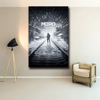 Metro Exodul Joc Poster De Arta Pe Panza Pictura Arta De Perete Nordic Decor Acasă Moderne Poster Pentru Camera De Zi Imprimare Imagini