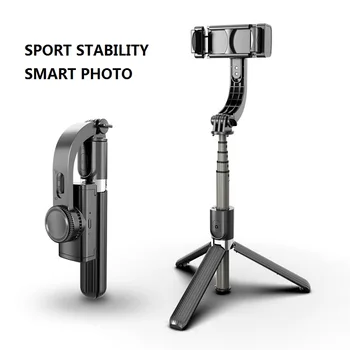 MEUYAG Portabile Gimbal Stabilizator Bluetooth Selfie Stick Anti-Shake de 360 de Grade, Reglabil Selfie Stand Trepied Pentru Telefon Inteligent