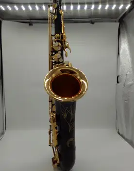 MFC Saxofon Tenor 82Z Lac Negru Cu Cazul Sax Tenor purtător de cuvânt Ligatură Stuf Gât Instrument Muzical Accesorii