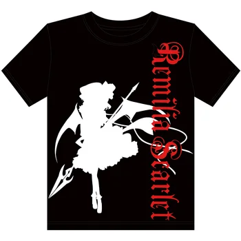 MGFHOME Anime JK Touhou Proiect Remilia Scarlet T-Shirt Cosplay Negru Topuri Tricou Unisex Maneca Scurta Tricouri Femei t shirt Barbati