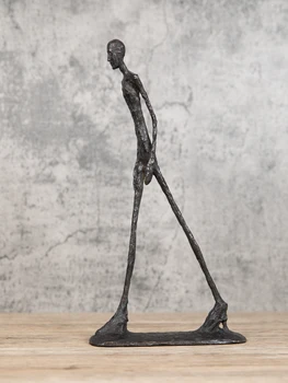 MGT Giacometti Bronz Sculptura Abstractă Acasă Decorare Accesorii Statuie de Mers pe jos Acasă Decor Modern, Simplu Walker
