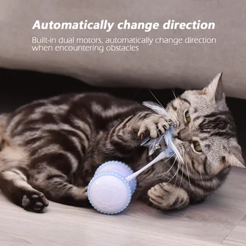 Miau mașină electrică de jucărie pisica pisica pisica amuzant stick pene pisica inteligent auto hi pahar de jucărie jucării pisica pisica cu jucării pentru animale de companie