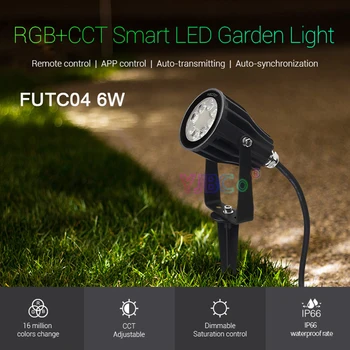 Miboxer 6W RGB+CCT Smart LED Lumina de Gradina FUTC04 AC100~240V IP66 rezistent la apa led-uri în aer liber lampa de Iluminat Gradina