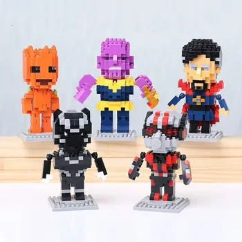 Mic Bloc Steve Rogers Iron Man, Thor Thanos Doctor Ciudat Bloc Jucării De Construcție Blocuri Copii Baieti Joc