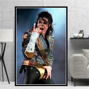 Michael Jackson Par Muzician King Star Panza Pictura Postere Si Printuri De Arta De Perete Imagine Nordic Decor Decor Acasă Quadro