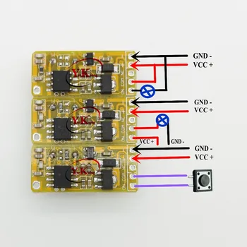 Micro Control de la Distanță Comutator de Volum Mic Contact de Releu Wireless Switch-uri 315 433 CERE 3.6 V, 3.7 V, 4.5 V, 5V 6V 7.4 V, 8.4 V 12VNO COM NC