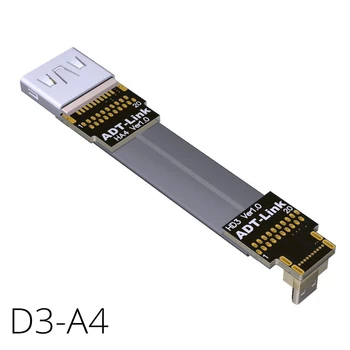 Micro-HDMI Tip D, Mini-HDMI de Tip C, HDMI 2.0 Tip a Conector Convertor Cablu Adaptor la Stânga și la Dreapta și în Sus și în Jos Unghiul 4Kx2K@60Hz