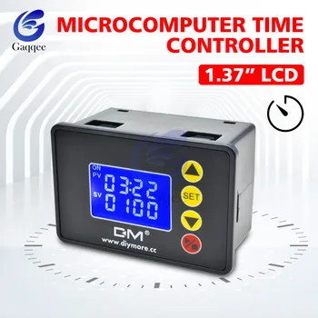 Microcomputer Timp Controler DC 12V 24V AC 110V-220V Digital Timp de Întârziere Releu LCD Reglabil Temporizarea Releului de temporizare Comutare