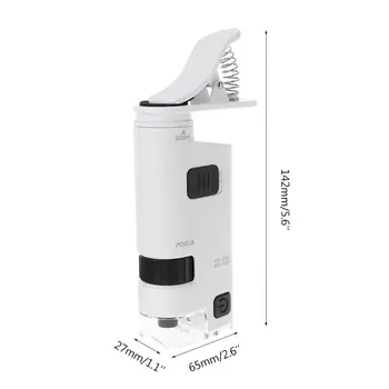 Microscop Digital USB Microscopio 80-120X CONDUS Telefon Mobil Clip-tip Celular Microscop, Lupă cu Lampă cu LED-uri Lupe