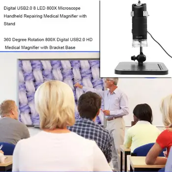 Microscopul Digital USB Magnifier 1000X 8 LED-uri Microscopio Lupa Electronice Stereo USB Endoscop cu Camera de Dropshipping