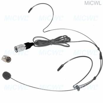 MiCWL B40 Black Dual cârlig ureche setul cu Cască Microfon pentru MiPro Sennheiser Shure AKG Samson Audio-Technica Sistem Wireless