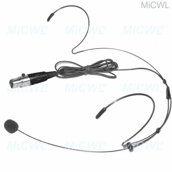 MiCWL B40 Black Dual cârlig ureche setul cu Cască Microfon pentru MiPro Sennheiser Shure AKG Samson Audio-Technica Sistem Wireless