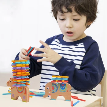 MiDeer 40pcs Copii Jucarii din Lemn Matematica Jucarii Forme de Matematica Cadouri Jucarii Educative pentru Blance Practica Jucării de Învățare pentru Copii