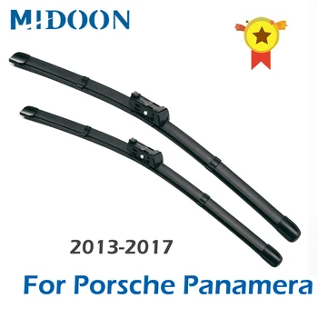 MIDOON Lamele Ștergătoarelor pentru Porsche Panamera 970 971 se Potrivesc Buton Brațele 2013 2016 2017