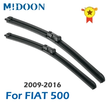MIDOON Ștergătorului LHD Față Ștergător Lame Pentru FIAT 500, 500C 2009 - 2016 Parbriz Parbriz Fata Ferestrei 24