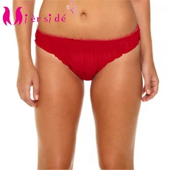 Mierside ZB0034 Femeie Sexy Roșu Șifon Pantalon Confortabil G-string Doamnelor lenjerie 2piese/lot S/M/L/XL/XXL/3XL/4XL