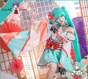 Miku 39world 2020 miku cosplay costum rochie de sex feminin