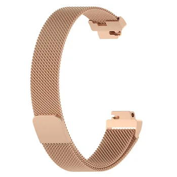 Milanese Trupa Ceas pentru Fitbit Inspira/inspire Hr Țesut din Oțel Inoxidabil Atracție Magnetică Curea Usor de Utilizat