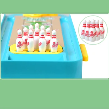Mini 3D Broasca Bowling Jocuri de Masă Lansator de Jucărie Pentru copii Copii de Interacțiune Părinte-copil YH-17