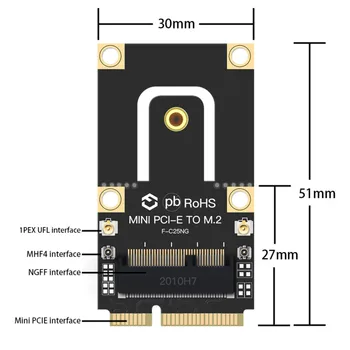 Mini adaptador sem fio bluetooth 2974, 5.1 mbps mini pci-e wi-fi 6 intel ax200 placa wifi ax200ngw 802.11 ax/ac 160mhz 2.4 g/5g ja