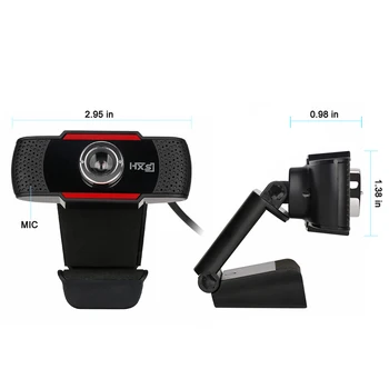 Mini aparat de Fotografiat USB WebCam Webcam HD 12M Pixeli PC Camera Cu Absorbție Microfon MICROFON Pentru Skype Pentru Android TV Rotativ Calculator