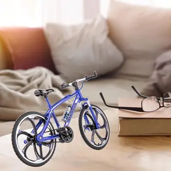Mini Biciclete Model rezistent la Uzura Pliabil din Aliaj de Biciclete Ornament Biciclete Simulare Decor de Colectare de Jucării Pentru Copii